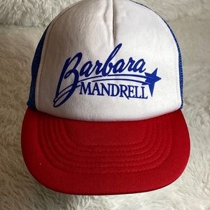 Barbara Mandrell Snapback Hat VTG Foam Front Cap Trucker Country Music Star